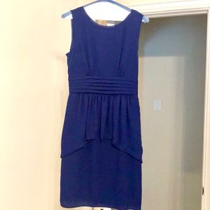 Royal blue BCBG peplum dress
